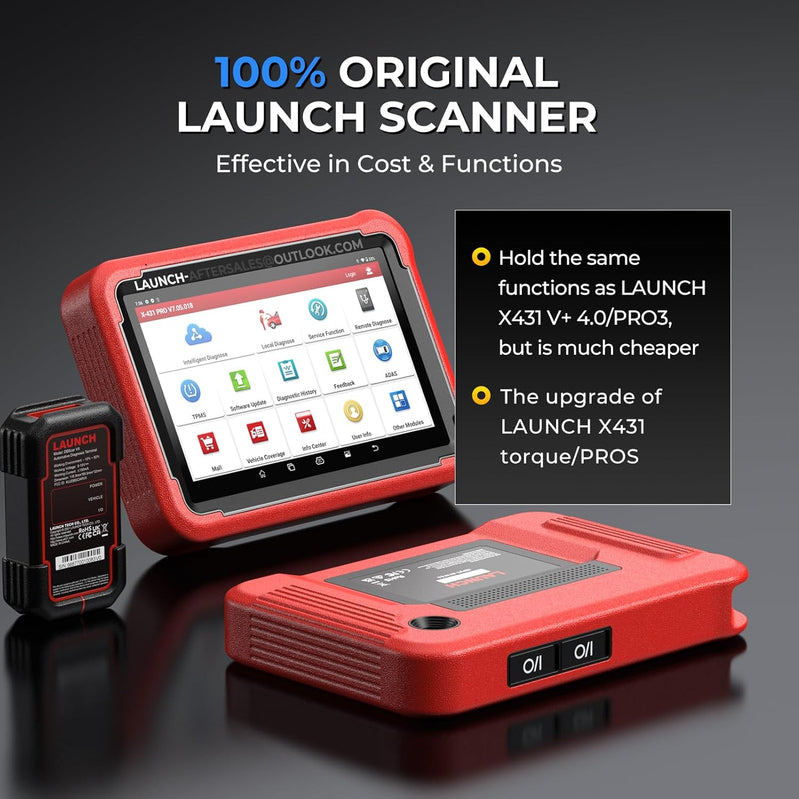 Launch X431 V Plus 5.0 Scan Tool With 2025 CANFD Connector, 37 Reset And OE-Level Diagnostics