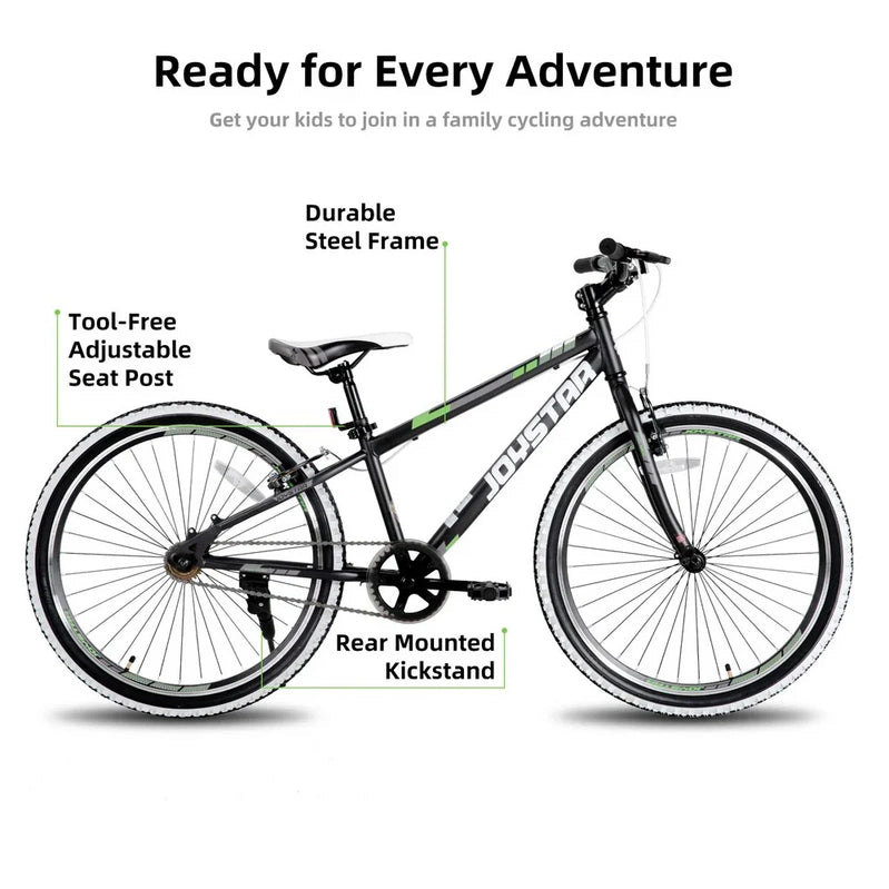 Joystar Lubbock 20 In. 24 In. Kids Mountain Bike Single Speed Bicycle