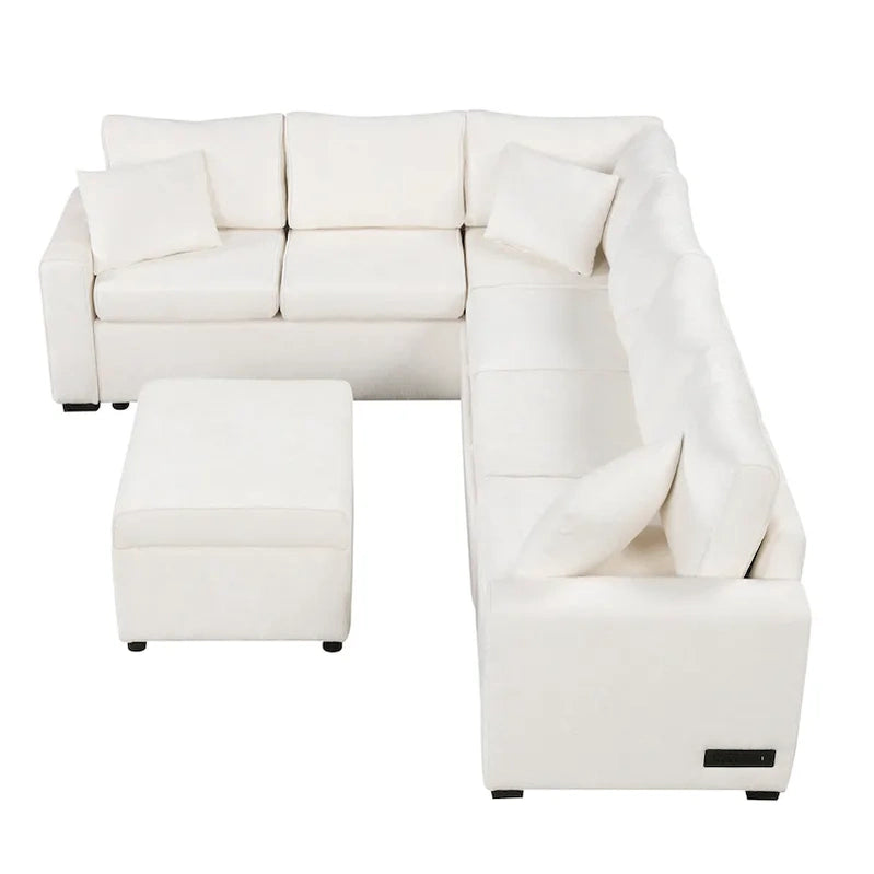 Sectional Sofa Pull-Out Sofa Bed Sleeper
