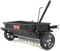 100 Lb, Approx. 45 Kg Trailed Lawn And Garden Spreader/Seeder/Fertilizer Spreader For Seeds, Fertilizer, Salt, Road Salt