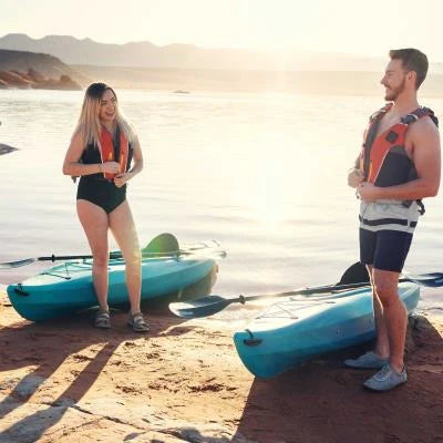 Lifetime Guster 100 Sit-In Kayak, 2-Pack 457