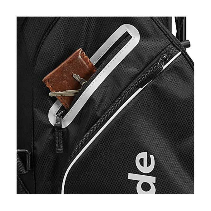 TaylorMade 5.0 St Stand Bag, Black/White