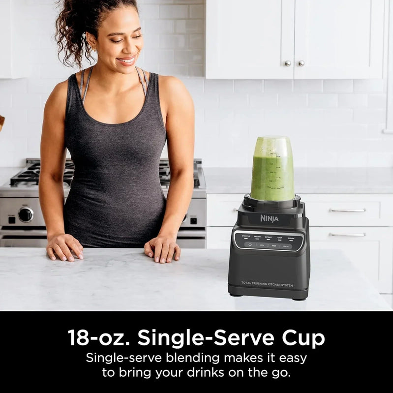 Ninja Mega Kitchen System 1500 Watt 72 Ounce Full Size Blender And 8 Cup Food Processor