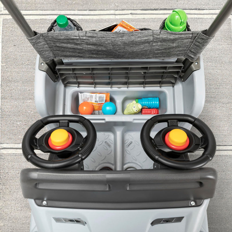 Step2 Side-by-Side Push Around SUV, Kids Push Car, 2 Seats