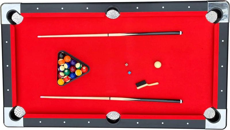 Hathaway Fairmont 6 Ft. Portable Pool Table, Adults Folding Billiards Tables For Game Room With Easy Foldable Storage