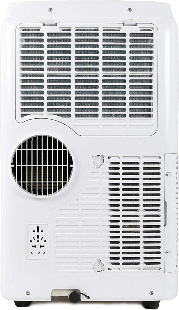 Black Plus Decker 14,000 BTU Portable Air Conditioner With Heat And Remote Control, White