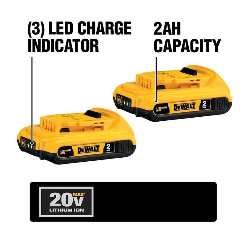 DEWALT 20V MAX 10-piece Tool Combination Set DCK1020D2 By DEWALT