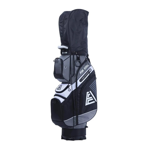 Ask Echo T-Lock Golf Cart Bag With Handles And Rain Cover