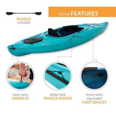 Lifetime Guster 100 Sit-In Kayak, 2-Pack 457