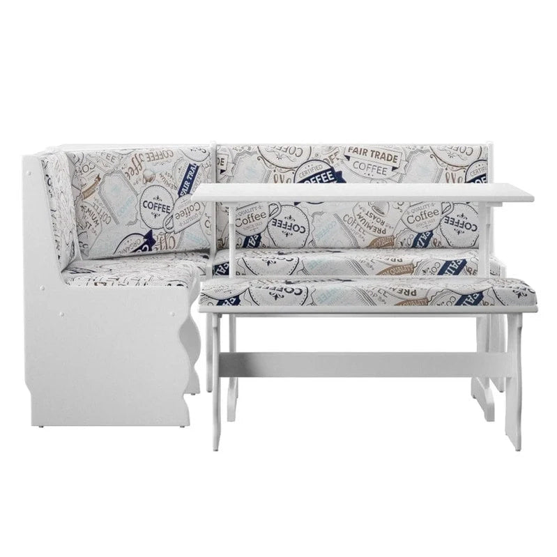 Hannah Breakfast Nook 3-piece Dining Set