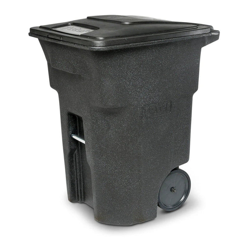 Toter 96 Gallon Trash Can With Smooth Wheels And Lid