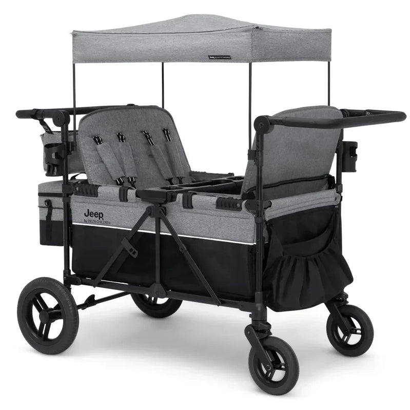 Jeep Wrangler Deluxe 4 Seater Stroller Wagon By Delta Children
