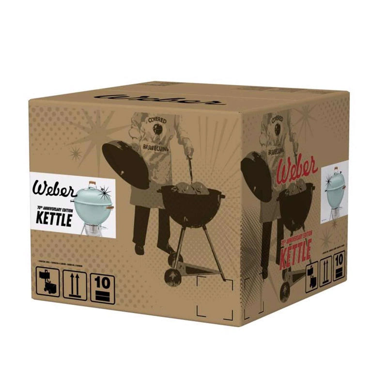 Weber 22-inch Charcoal Grill Rock N Roll Blue