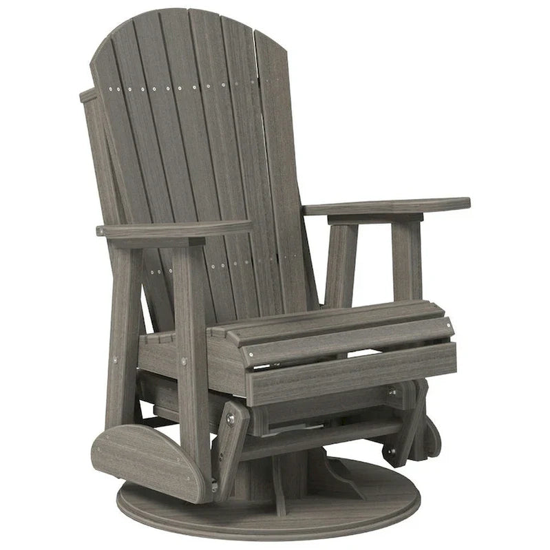 Poly Lumber Adirondack Swivel Glider Chair