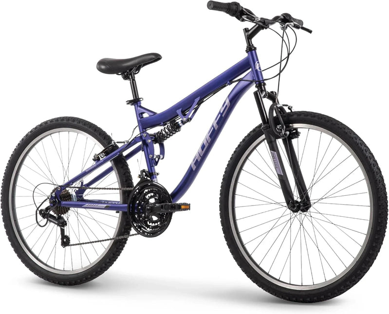 Huffy Stone Mountain Hardtail Mountain Bike For Boys/Girls/Men/Women, 20 In./24 In./26 In. Sizes, 6 Or 21 Speed Shimano Twist Shifting