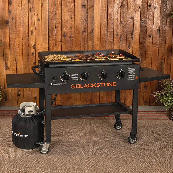 Blackstone 4-Burner 36 In. Griddle Cooking Station With Side Shelves