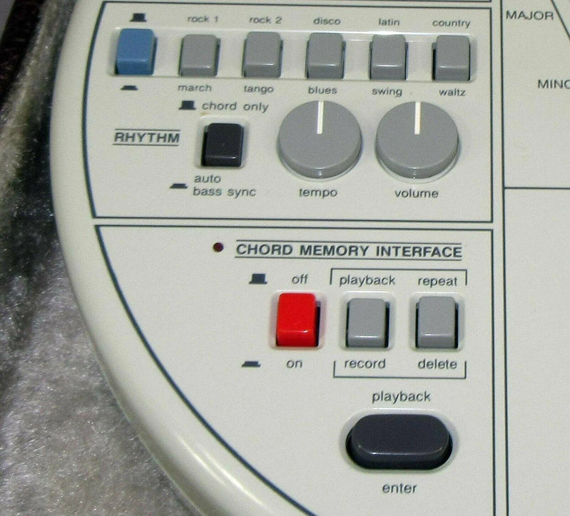 Suzuki Omnichord Om 84 System Two w/Hard Case Power Supply Manual Tested Works