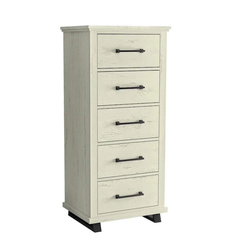 Farmhouse 4-Piece Bedroom Set, 2 Nightstand, 1 Chest And 1 Dresser