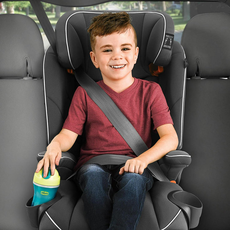 Chicco MyFit Harness And Booster Car Seat, Fathom, Grey/Blue. New