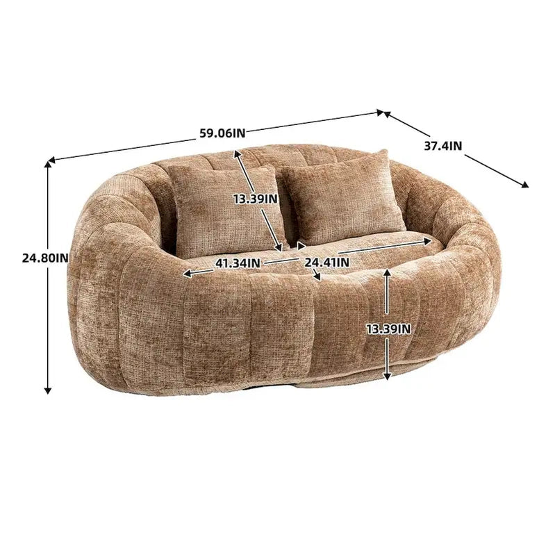 Adult Bean Bag Chair, Multi-Color Lazy Sofa