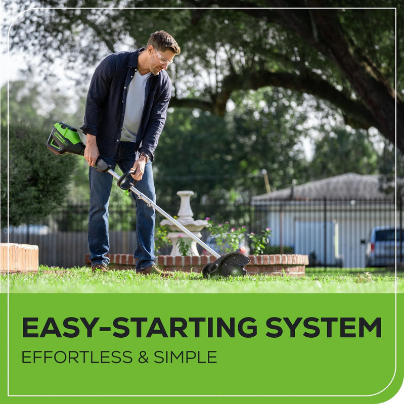Greenworks 60V 8 In. Brushless Cordless Edger, 2.0 Ah Battery And Charger Included