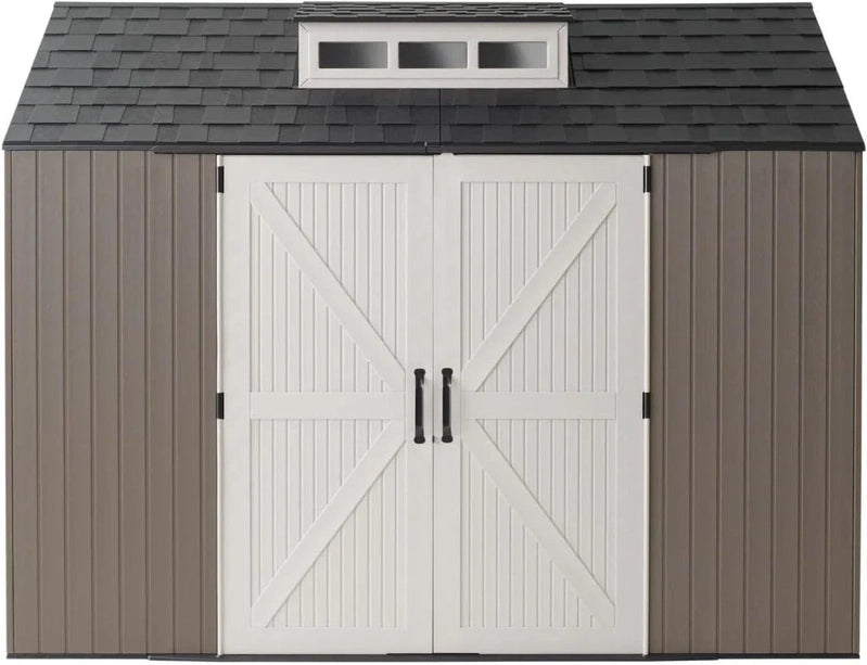 Rubbermaid Resin Outdoor Storage Shed With Floor