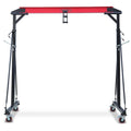 1-ton Gantry Crane, Adjustable, 2200 Lbs Lifting Capacity, Height Adjustable 96.5 In.-143.7 In, Portable Hoist For Factory, Construction Site