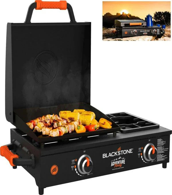 Blackstone Adventure Ready 17 In. Tabletop Griddle With Range Top Black