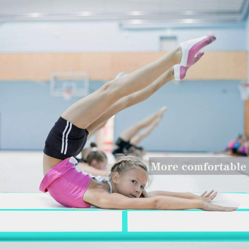 Fbsport Green 4m 1m 0.1m Inflatable Air Track Tumbling Gymnastic Mat Floor Home Training Yoga With Pump