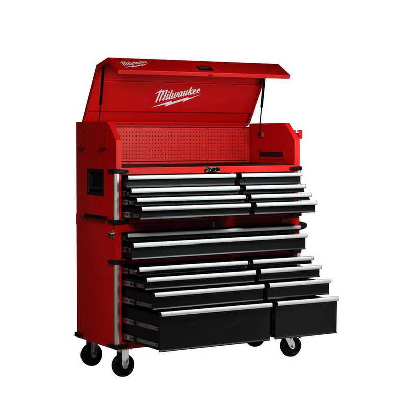 Milwaukee High Capacity 56 In. 18-Drawer Tool Chest And Cabinet Combo