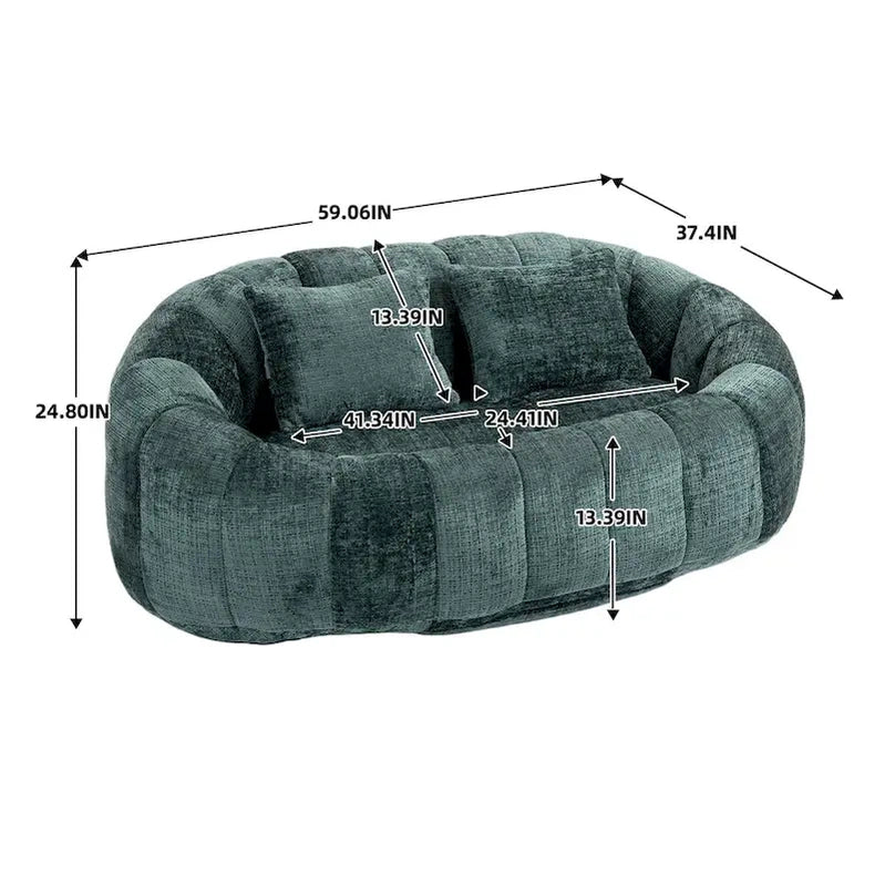 Adult Bean Bag Chair, Multi-Color Lazy Sofa