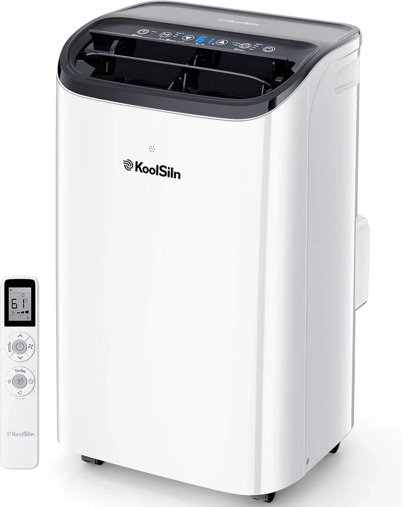 14,000 BTU Portable Air Conditioner Cools Up To 700 Sq. Ft, Auto-Evaporation Low Noise Portable AC Unit With Remote Control Fits For Large Room