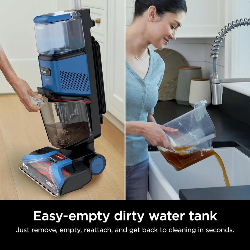 Shark CarpetXpert EX201 Carpet Cleaner, Cyan, Deep Cleaning With StainStriker, For Pets, Includes Spot And Stain Remover Tools