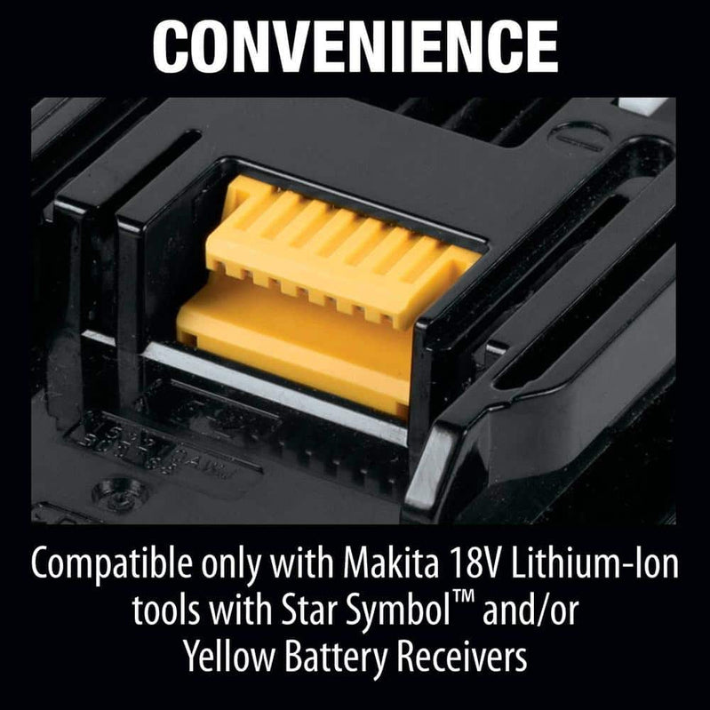 18-Volt Lxt Battery And Rapid Optimum Charger Starter Pack, 5.0Ah With Bonus 18V Lxt Brushless Cut-Off/Angle Grinder BL1850BDC2XAG04