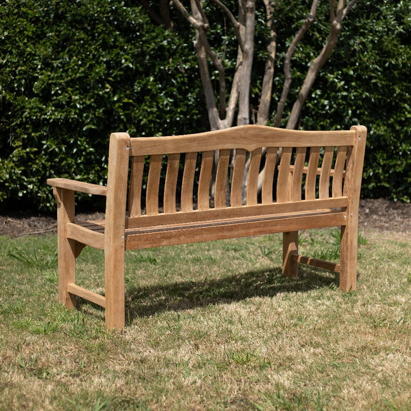 Ash And Ember Hawthorne Grade A Teak 53 In. Bench, Seats 2 People Comfortably