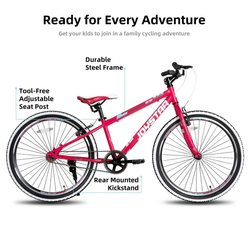Joystar Lubbock 20 In. 24 In. Kids Mountain Bike Single Speed Bicycle