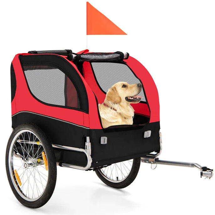 Pet Bike Trailer Holds 40kg Bicycle Trailer For Small And Medium-Sized Dogs