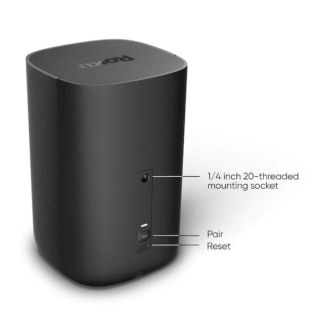 Roku 6.1-in 80-Watt Set Of 2 Smart Indoor Portable Speaker