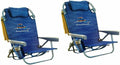 Tommy Bahama Backpack Beach Chairs-, 2 Pack Blue