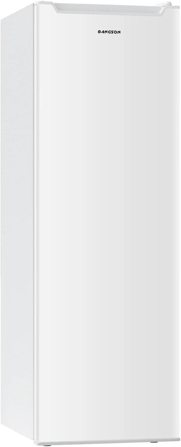 Bangson Upright Freezer, 7.0 Cu. Ft. Stand Up Freezer, Convertible Upright Freezer/Refrigerator, Single Door For Kitchen, Garage, Office