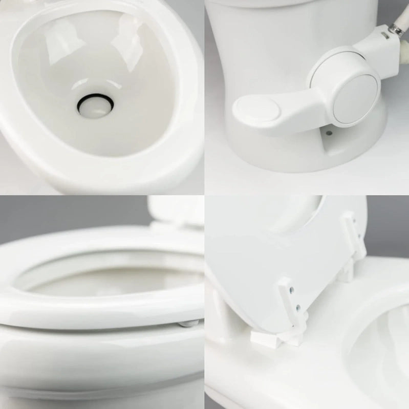 320 Series Standard Height RV Toilet, White