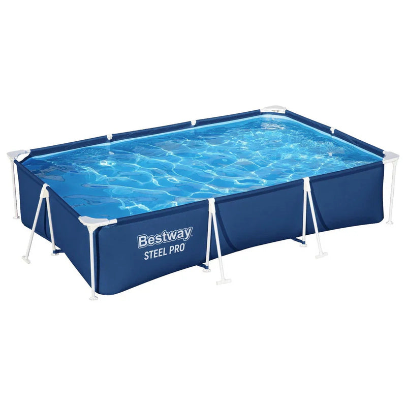 Rust-Resistant Steel Frame Swimming Pool With Filter Pump, Bestway