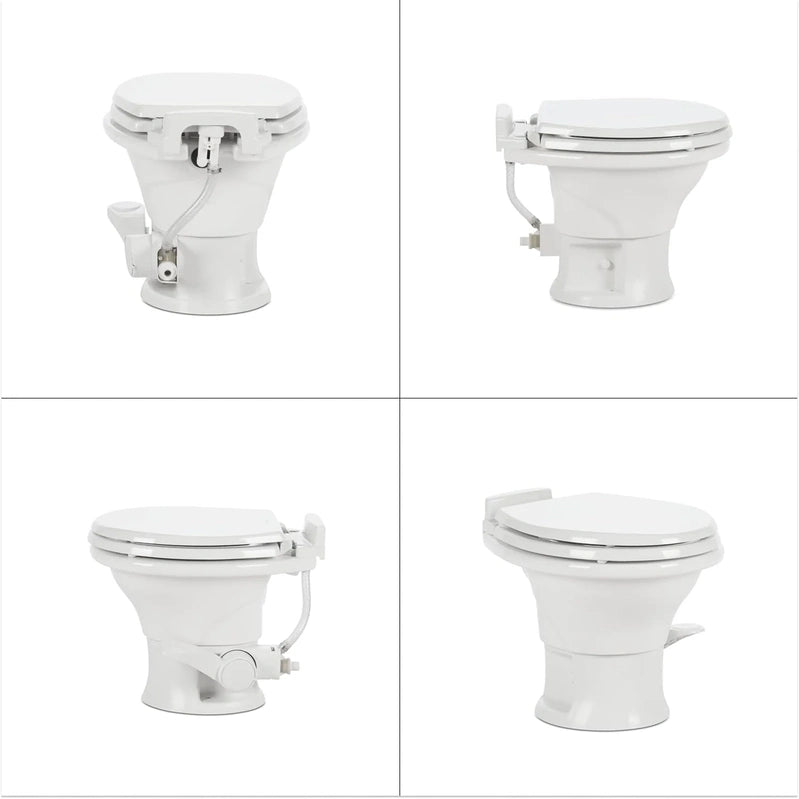 320 Series Standard Height RV Toilet, White