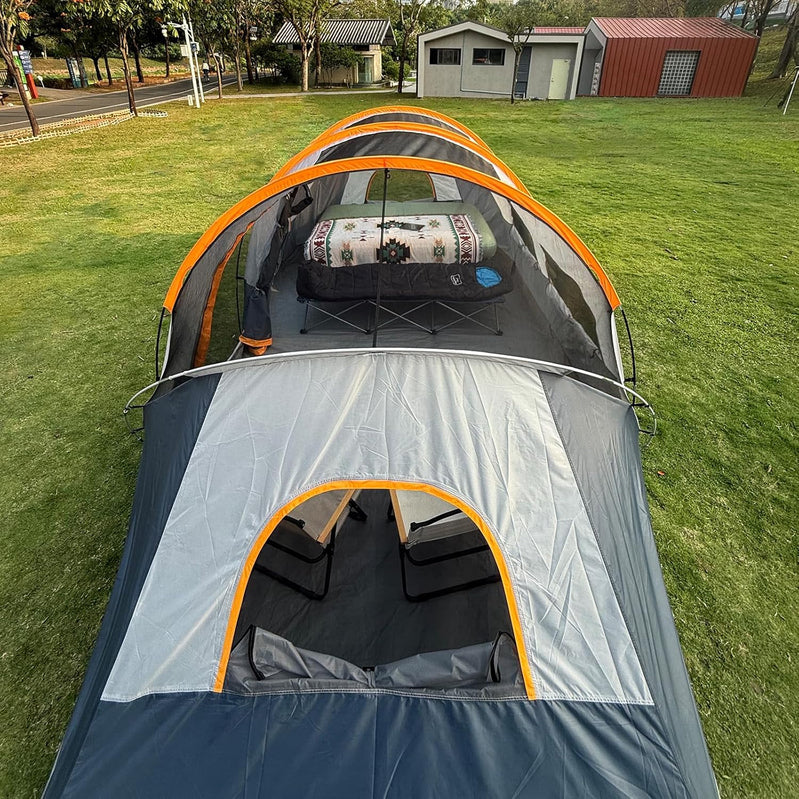 Campros Cp Tent 12-Person-Camping-Tents, 3 Room Family Tents, Waterproof Windproof Family Tent With Top Rainfly, 6 Large Mesh Windows, Bag-20