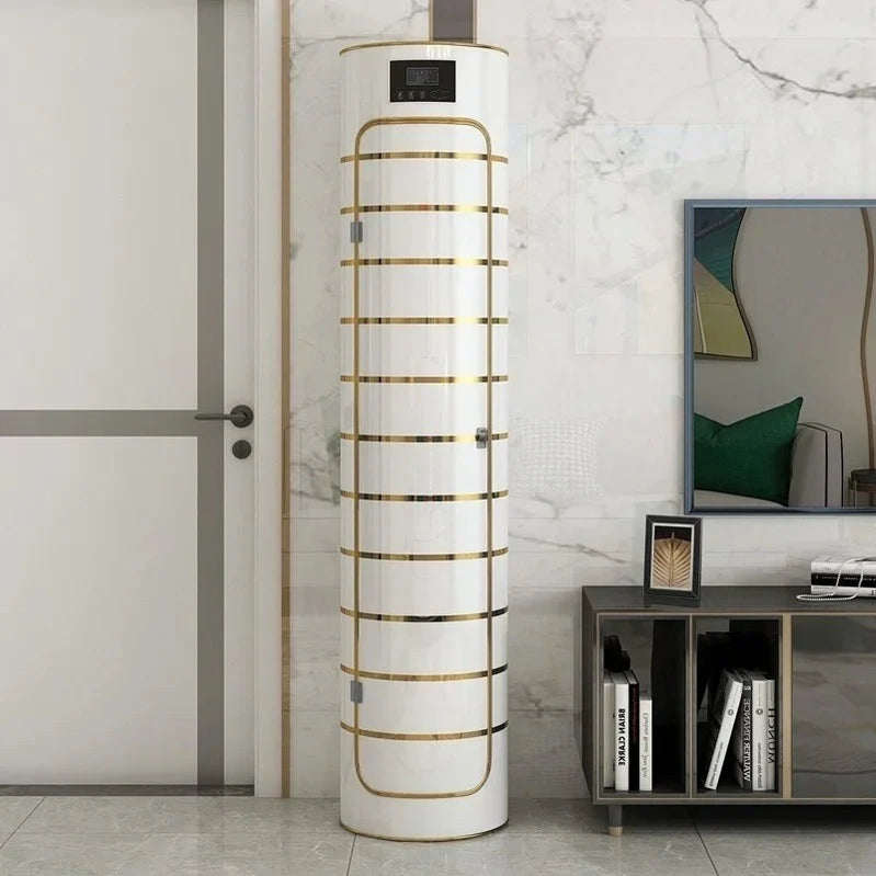Large-Capacity Multi-Layer Rotating Disinfection Shoe Cabinet With Mirror Plus Deodorizer