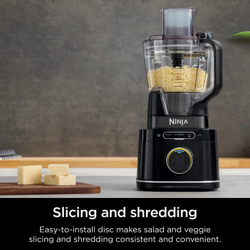 Ninja Detect Kitchen System Power Blender Plus Processor With Blend Sense Technology, Silver, TB400