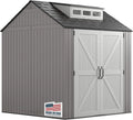 Rubbermaid Resin Outdoor Storage Shed With Floor