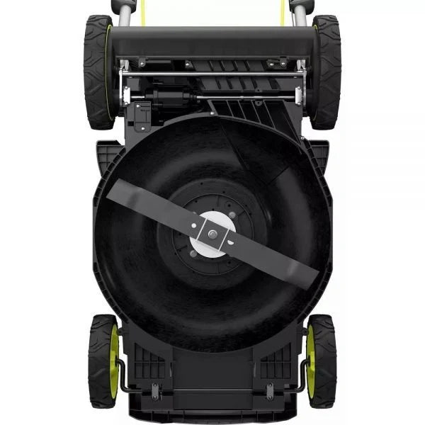 Ryobi 40V Brushless 20 In. Walk Behind Self-Propelled Mower/String Trimmer/Leaf Blower With 2 Batteries And 2 Chargers