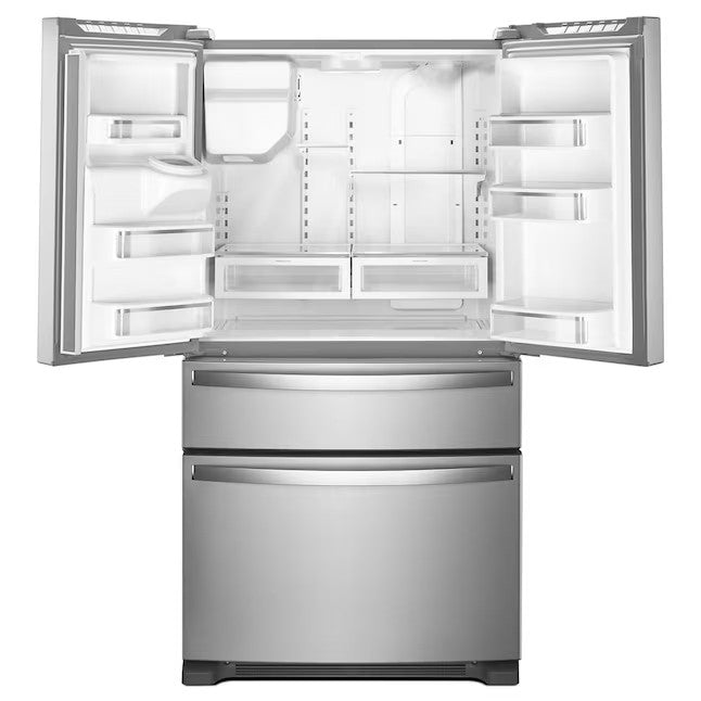Whirlpool 24.5-Cu. Ft. 4-Door French Door Refrigerator With Ice Maker, Fingerprint Resistant Stainless Steel Energy Star