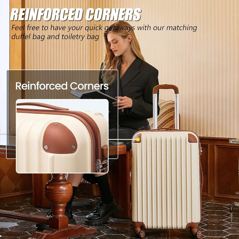 Luggage Sets 5 Piece Suitcases With Wheels Suitcase Set ABS Hard Case Luggage